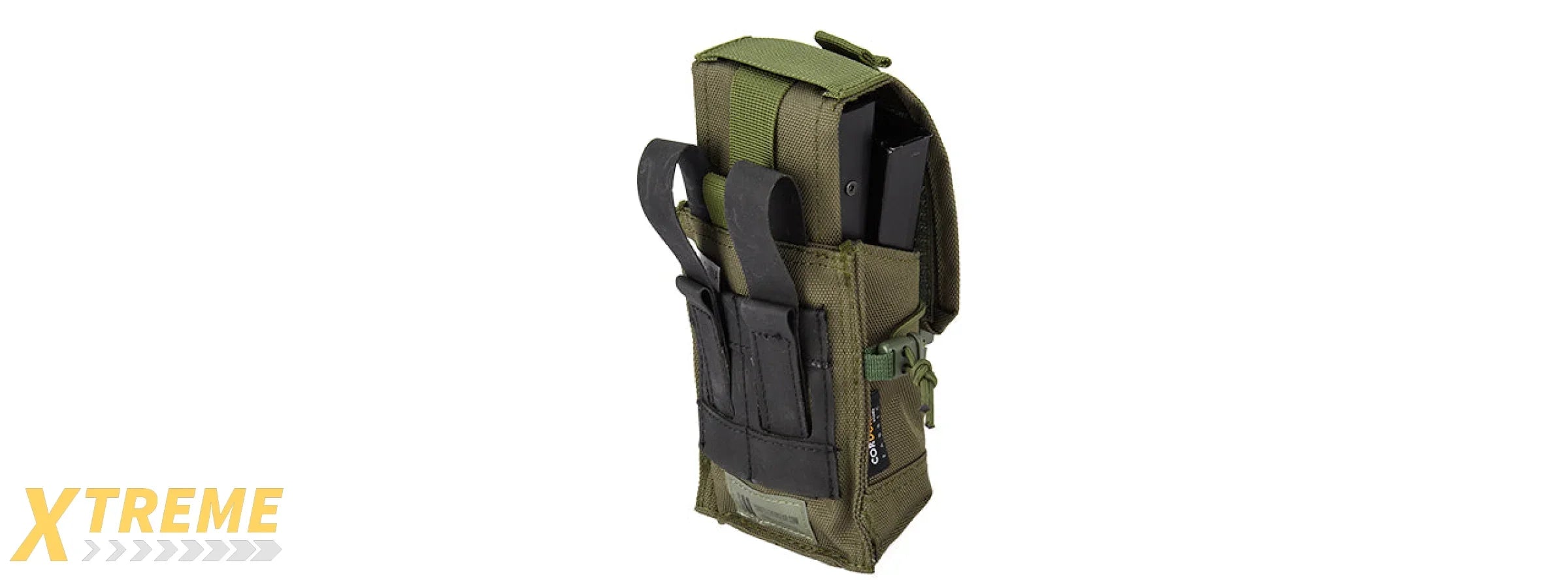 C206G CODE11 M4/5.56 CORDURA DOUBLE MAGAZINE POUCH (OLIVE DRAB)