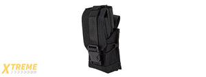 C206B CODE11 M4/5.56 CORDURA DOUBLE MAGAZINE POUCH (BLACK)