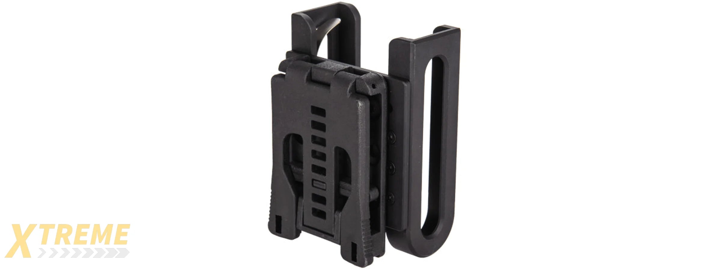 CA-1082 LANCER TACTICAL 4PC SHOTGUN SHELL CARRIER w/ BELT CLIP (BK)