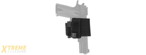 CA-1115B UNIVERSAL PISTOL HOLSTER w/ BELT CLIP (BK)
