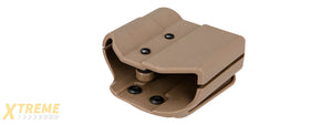 CA-1238T TACTICAL POLYMER PISTOL MAG AND FLASHLIGHT CARRIER (TAN)