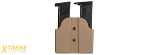 CA-1239T DUAL POLYMER PISTOL MAGAZINE CARRIER (TAN)