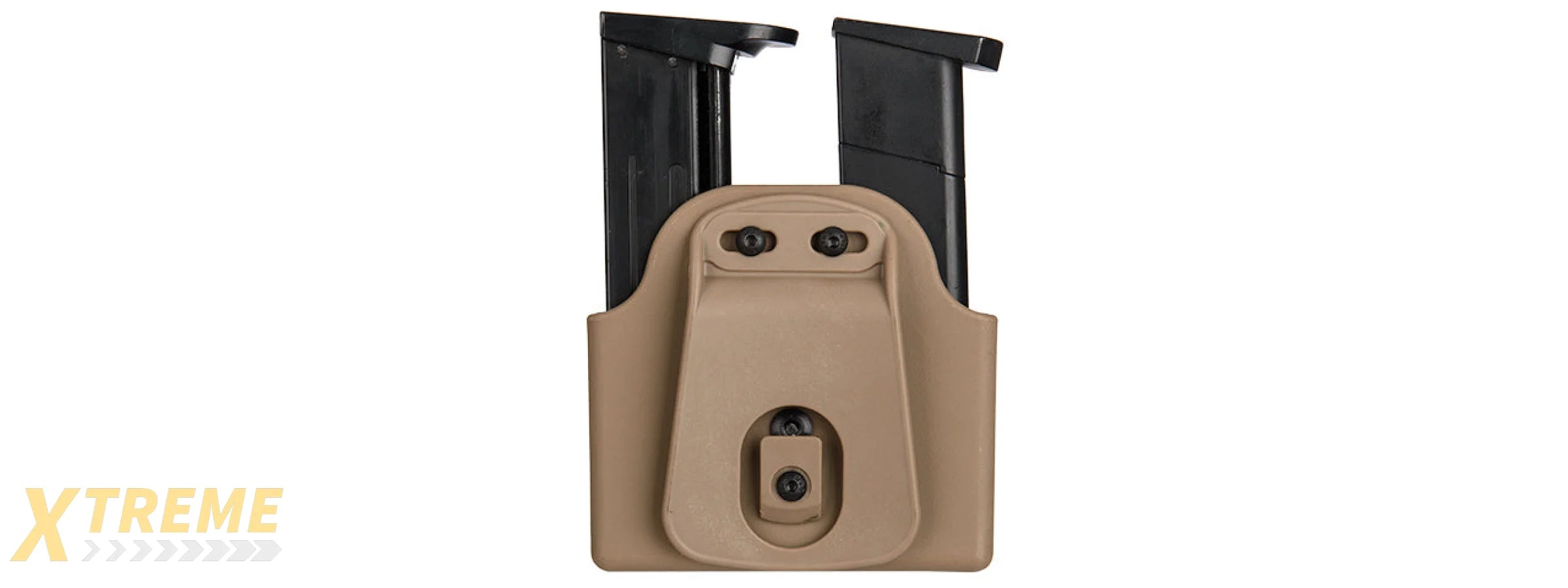CA-1239T DUAL POLYMER PISTOL MAGAZINE CARRIER (TAN)