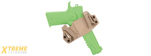 CA-1242T ABS POLYMER TACTICAL PISTOL WRAP BELT HOLSTER (TAN)