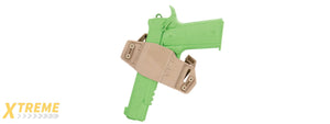 CA-1242T ABS POLYMER TACTICAL PISTOL WRAP BELT HOLSTER (TAN)
