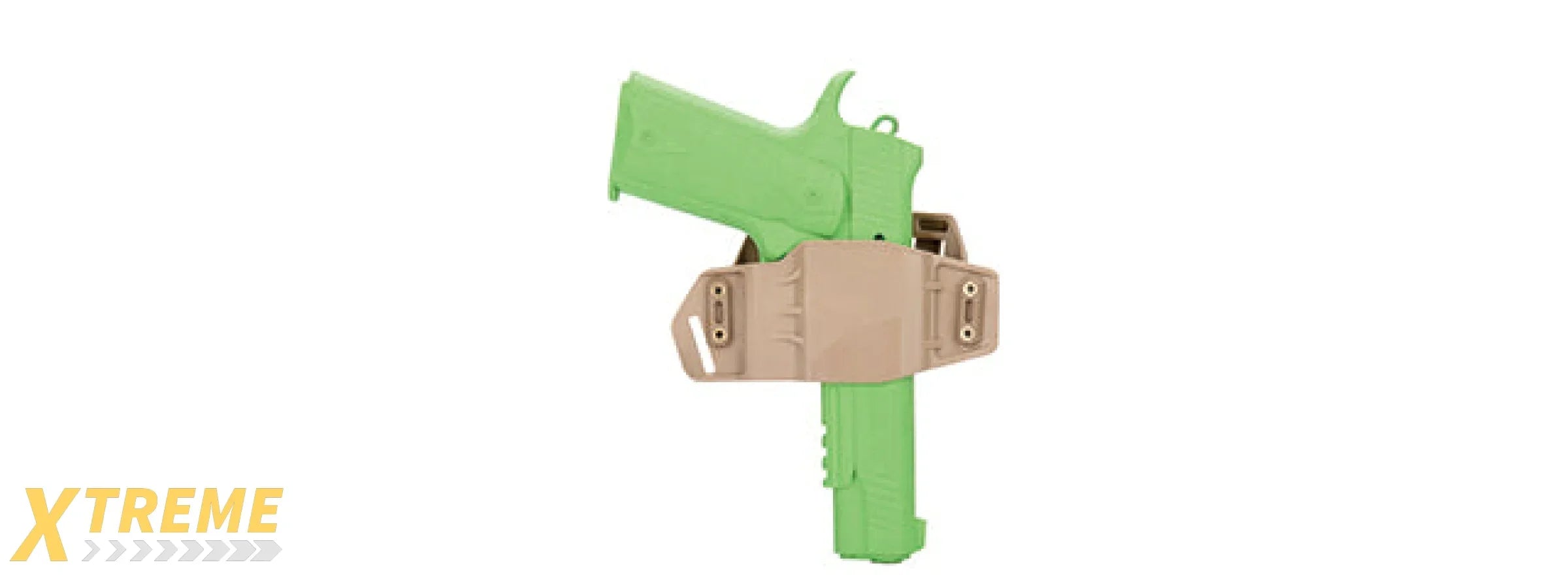 CA-1242T ABS POLYMER TACTICAL PISTOL WRAP BELT HOLSTER (TAN)