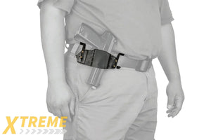 CA-1242B ABS POLYMER TACTICAL PISTOL WRAP BELT HOLSTER (BLACK)