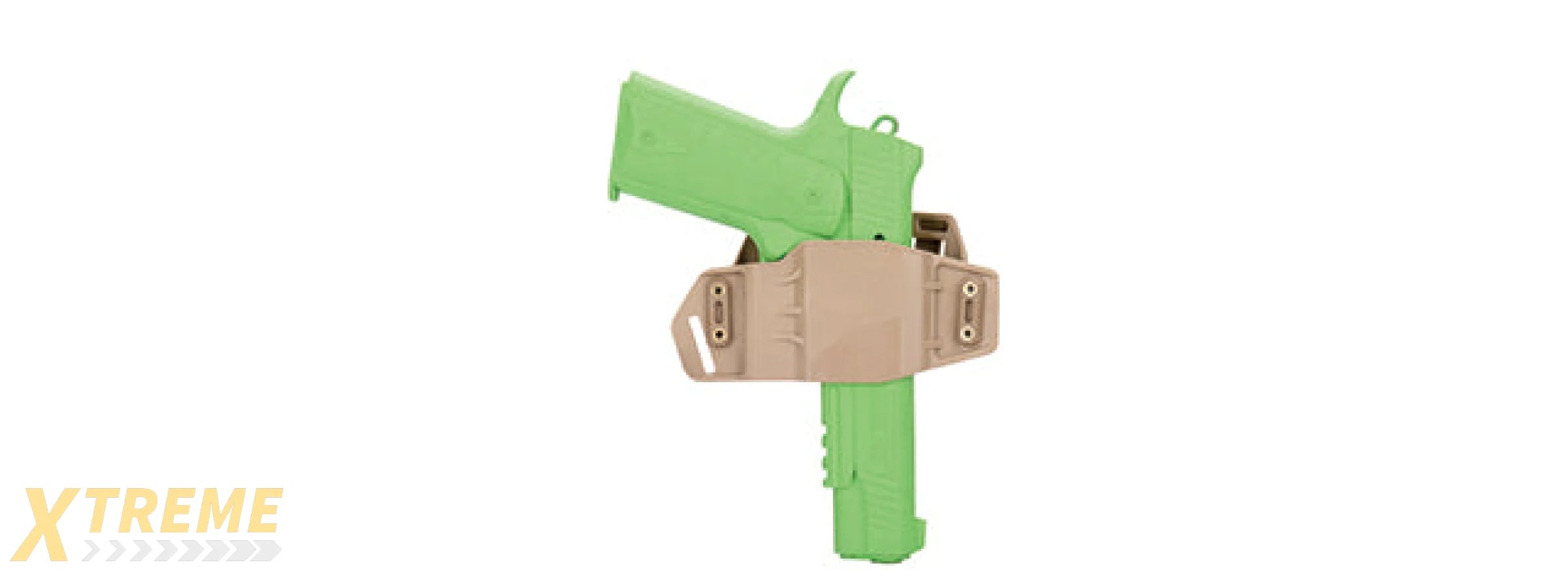 CA-1242T ABS POLYMER TACTICAL PISTOL WRAP BELT HOLSTER (TAN)