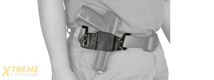 CA-1242T ABS POLYMER TACTICAL PISTOL WRAP BELT HOLSTER (TAN)