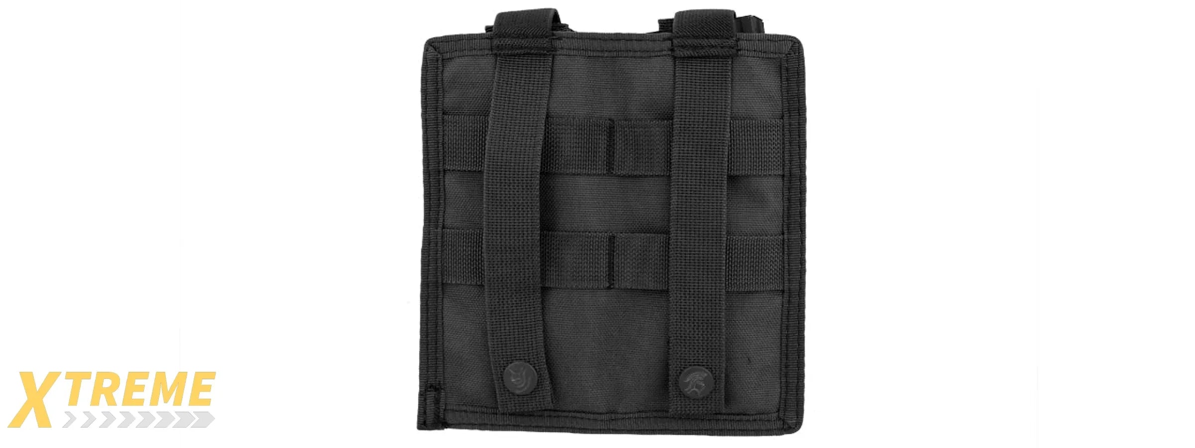 CA-1513BN DOUBLE MOLLE POUCH (BK)