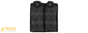 CA-1513BN DOUBLE MOLLE POUCH (BK)