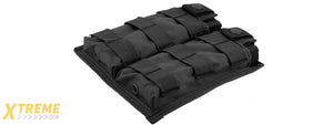 CA-1513BN DOUBLE MOLLE POUCH (BK)