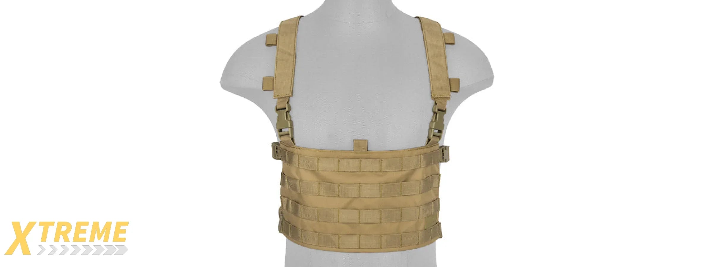 CA-1615TN QD CHEST RIG LIGHTWEIGHT BACKPACK (TAN)