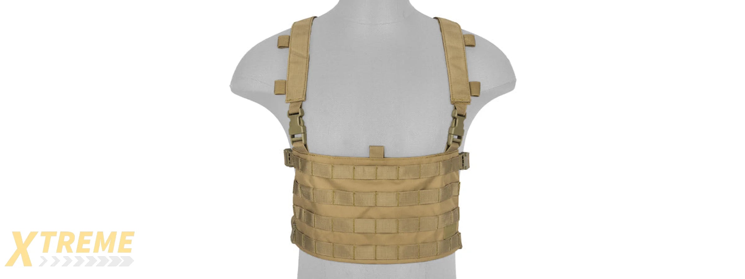CA-1615TN QD CHEST RIG LIGHTWEIGHT BACKPACK (TAN)