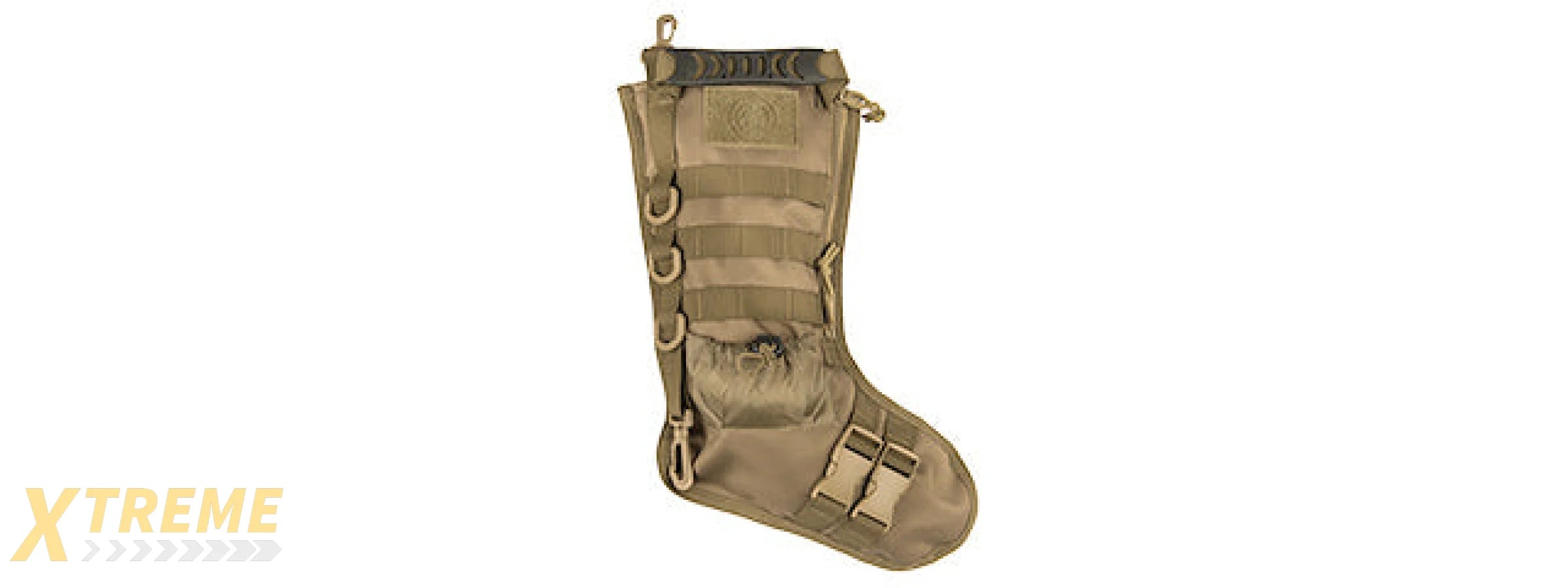 CA-2195T 600D POLYESTER TACTICAL STOCKING MOLLE PANEL (TAN)