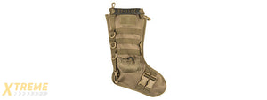 CA-2195T 600D POLYESTER TACTICAL STOCKING MOLLE PANEL (TAN)