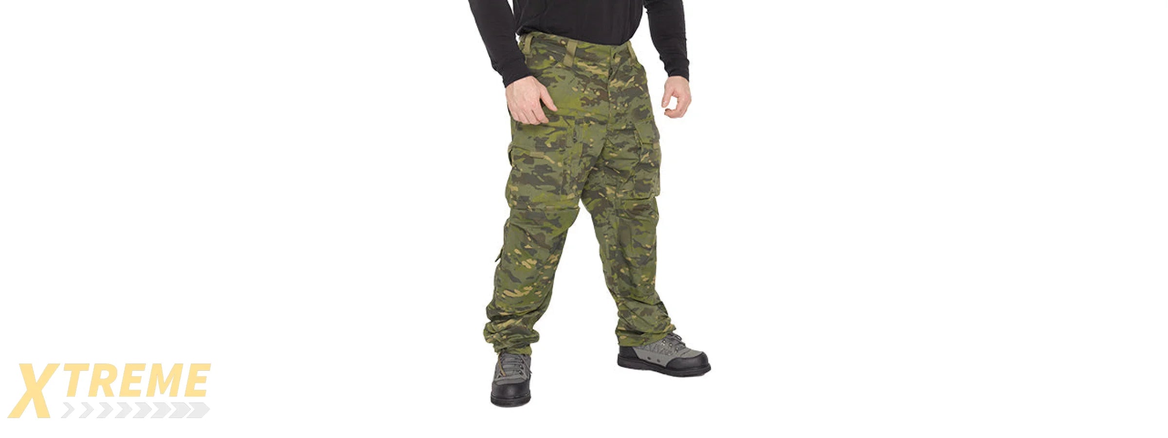 CA-2748MT-XL ALL-WEATHER TACTICAL PANTS (CAMO TROPIC), XL