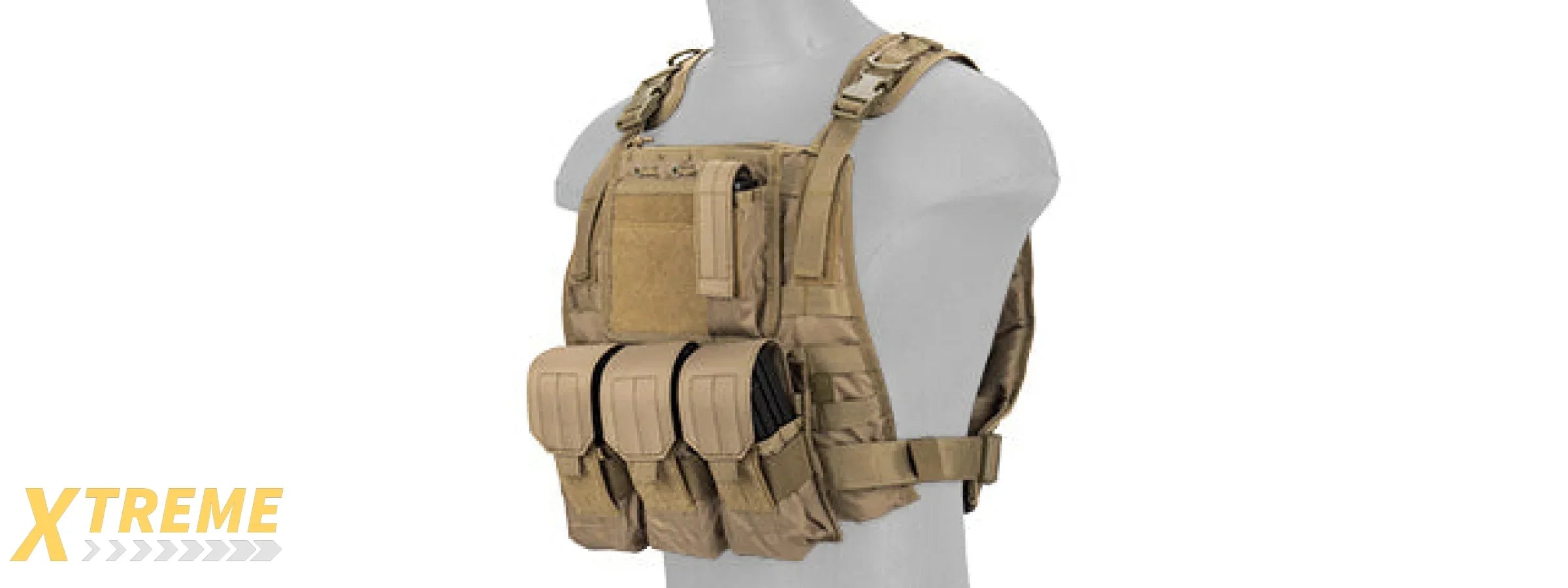 CA-301TN Nylon Molle Tactical Vest (Tan)