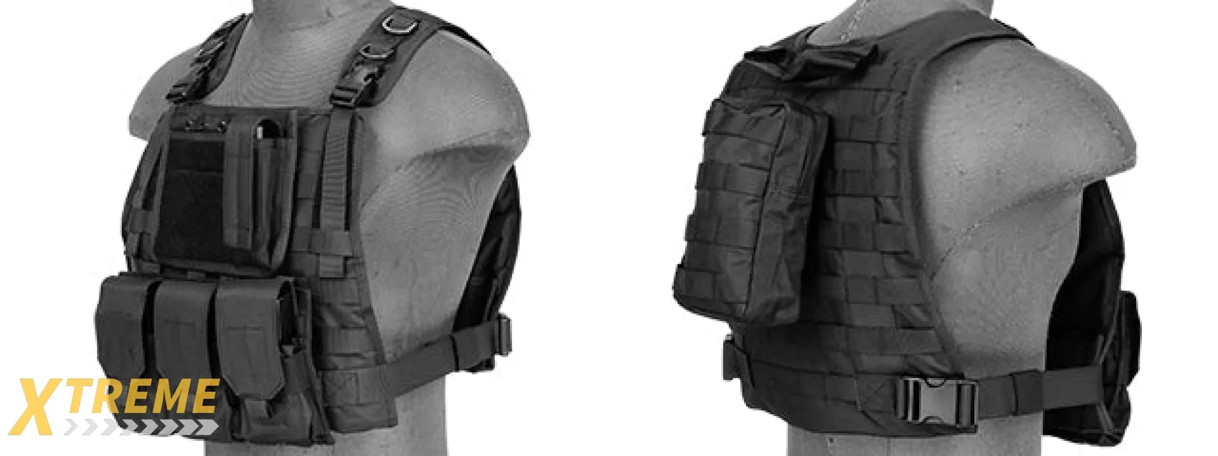 CA-301BN Molle Tactical Vest (Black)