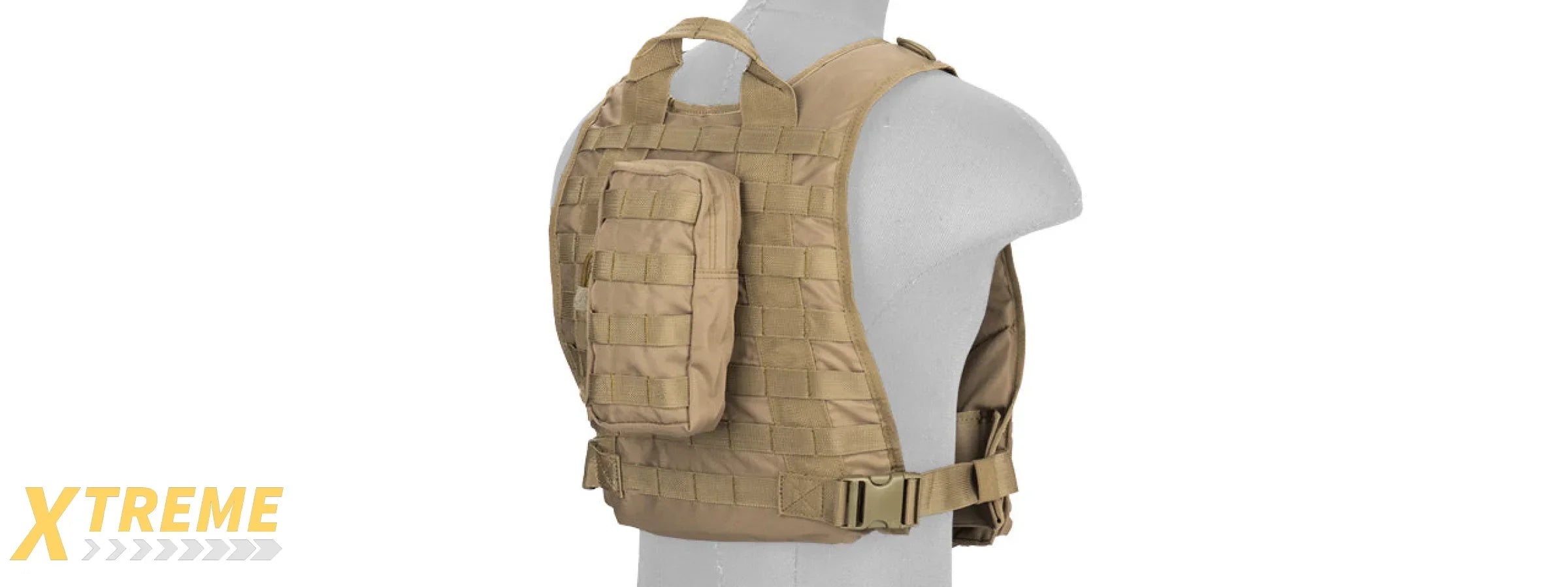 CA-301TN Nylon Molle Tactical Vest (Tan)