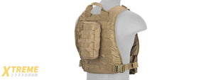 CA-301TN Nylon Molle Tactical Vest (Tan)