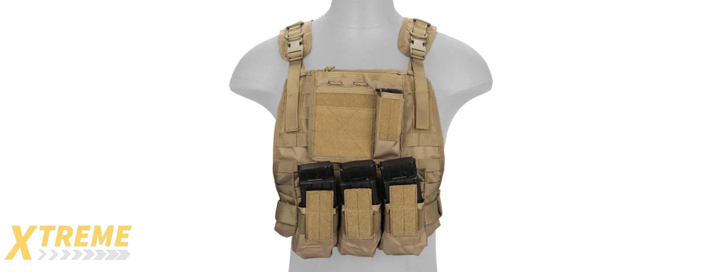 CA-301TN Nylon Molle Tactical Vest (Tan)