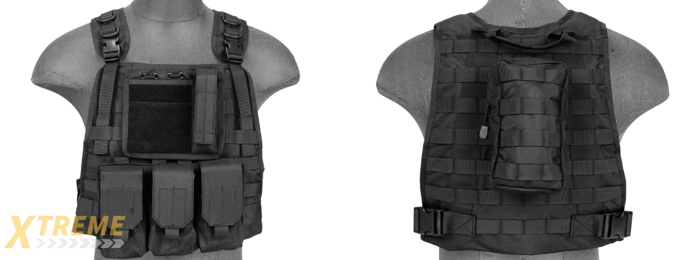 CA-301BN Molle Tactical Vest (Black)