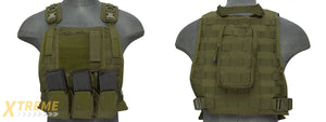 CA-301GN Nylon Molle Tactical Vest (OD Green)