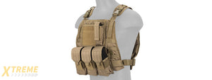 CA-301TN Nylon Molle Tactical Vest (Tan)