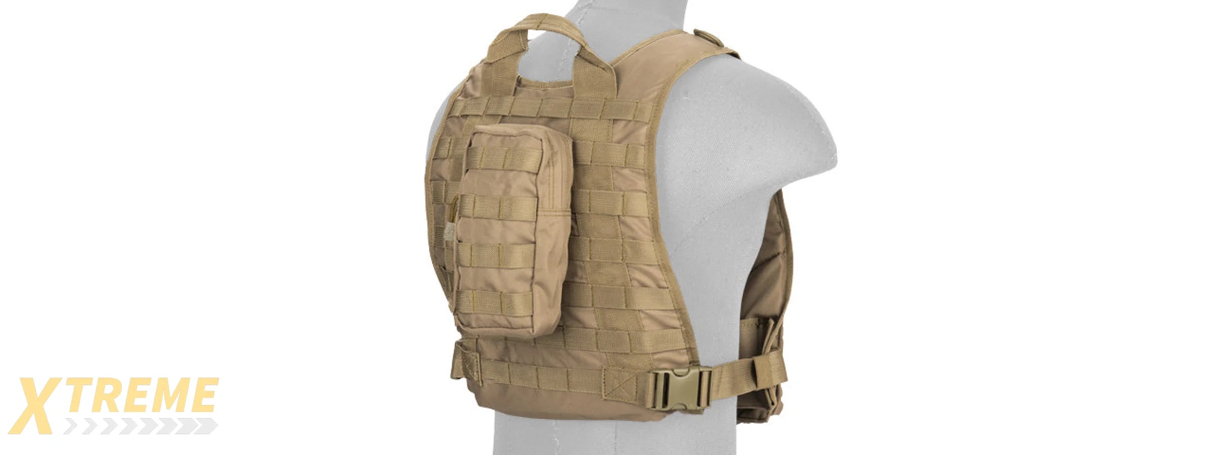 CA-301TN Nylon Molle Tactical Vest (Tan)