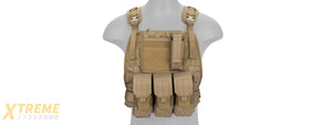 CA-301TN Nylon Molle Tactical Vest (Tan)