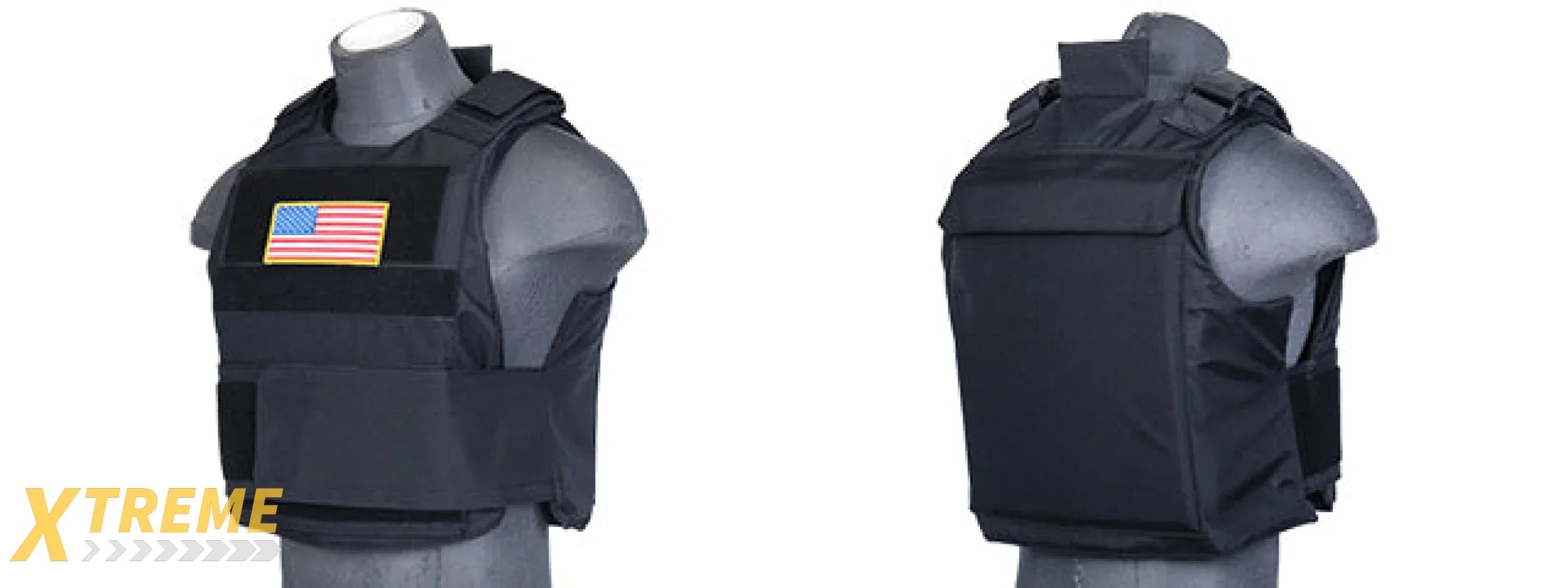 CA-302BN Nylon Body Armor Tactical Vest (Black)