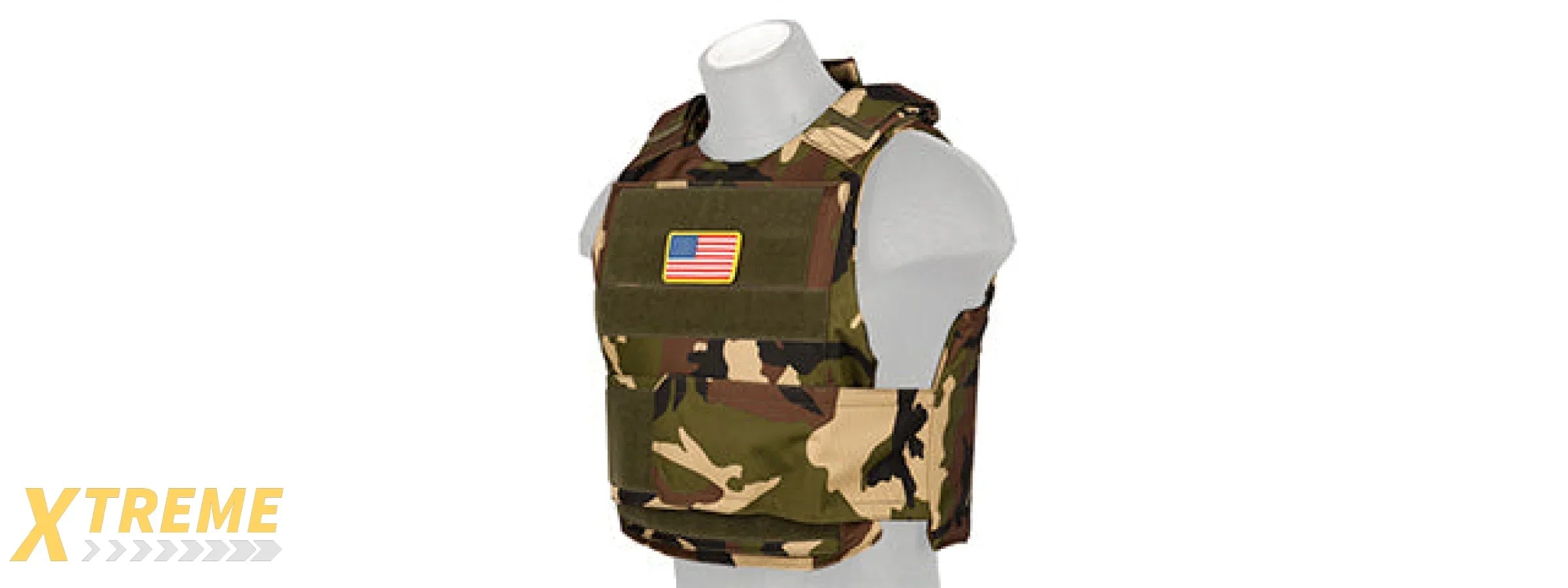 CA-302WN Nylon Body Armor Tactical Vest (Woodland)