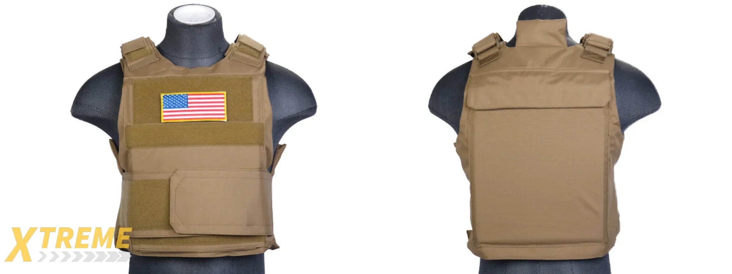CA-302TN Nylon Body Armor Tactical Vest (Tan)