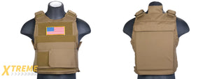 CA-302TN Nylon Body Armor Tactical Vest (Tan)