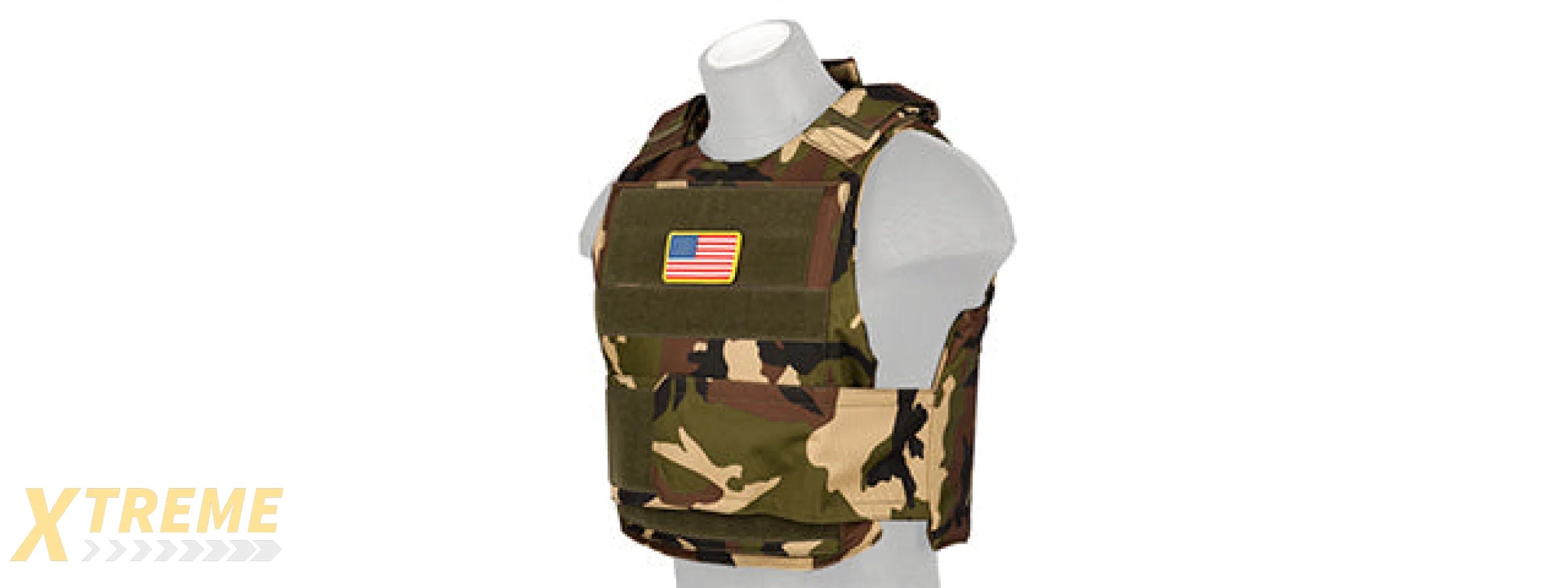 CA-302WN Nylon Body Armor Tactical Vest (Woodland)