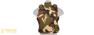 CA-302WN Nylon Body Armor Tactical Vest (Woodland)