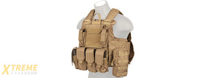 CA-303KN Strike Tactical Vest (Coyote Brown)