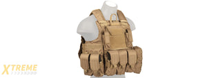 CA-303KN Strike Tactical Vest (Coyote Brown)