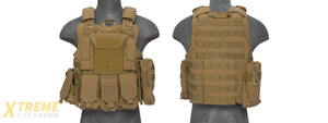CA-303TN Nylon Strike Tactical Vest (Tan)