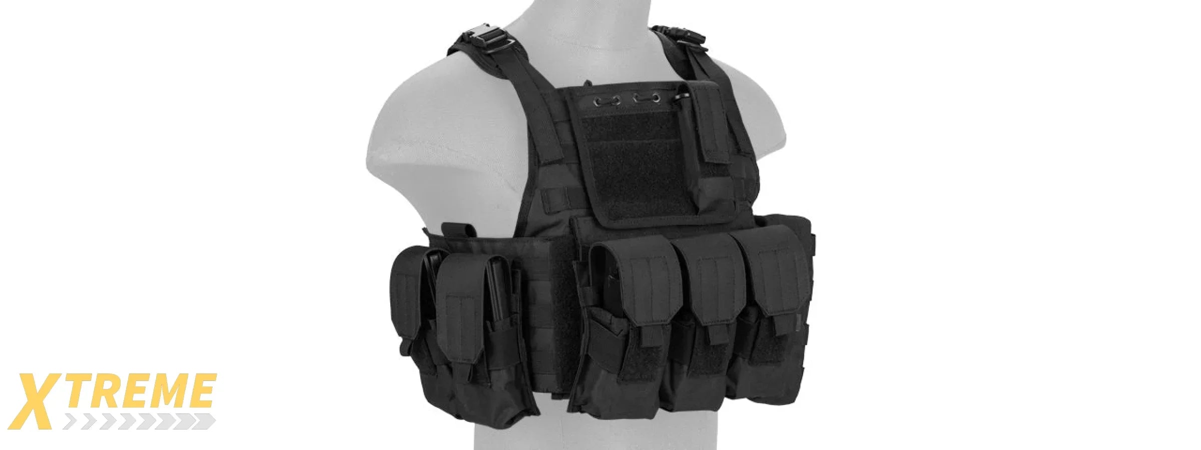 CA-305BN Nylon Assault Tactical Vest (Black)