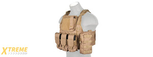 CA-305KN Assault Tactical Vest (Coyote Brown)