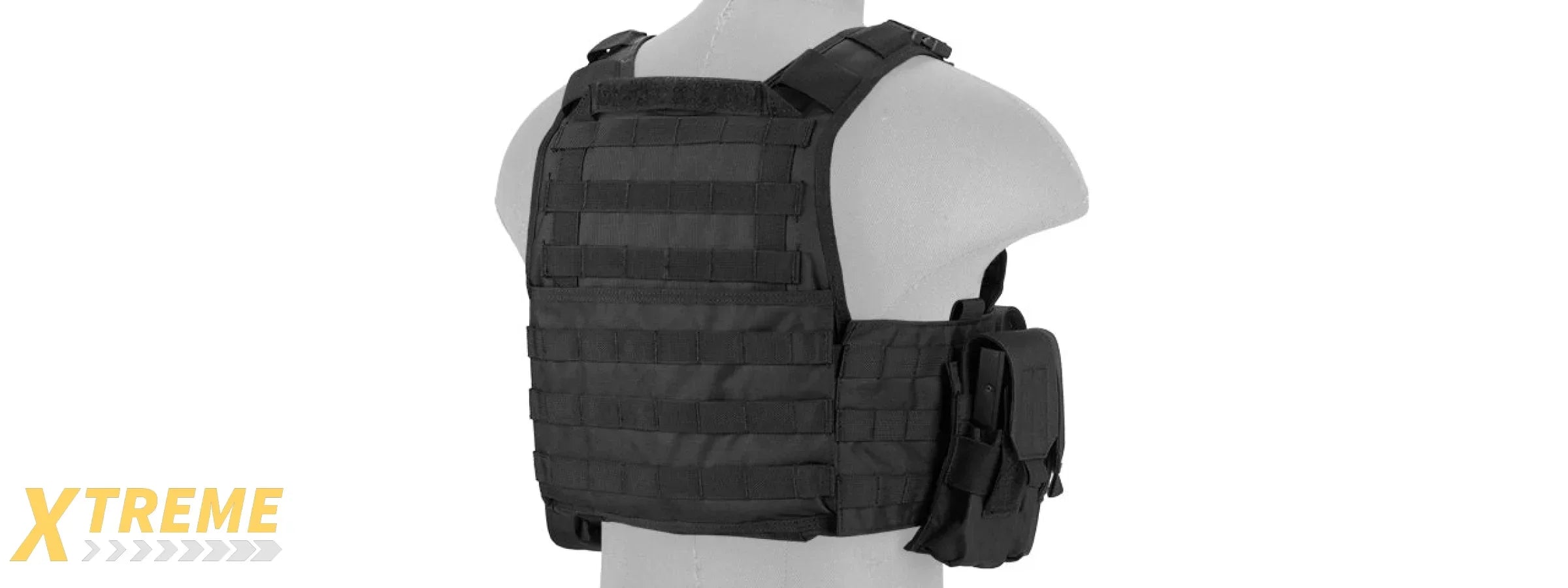 CA-305BN Nylon Assault Tactical Vest (Black)