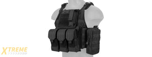 CA-305BN Nylon Assault Tactical Vest (Black)