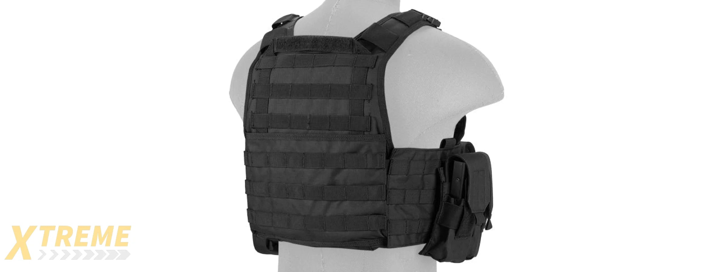 CA-305BN Nylon Assault Tactical Vest (Black)