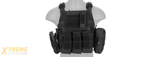 CA-305BN Nylon Assault Tactical Vest (Black)