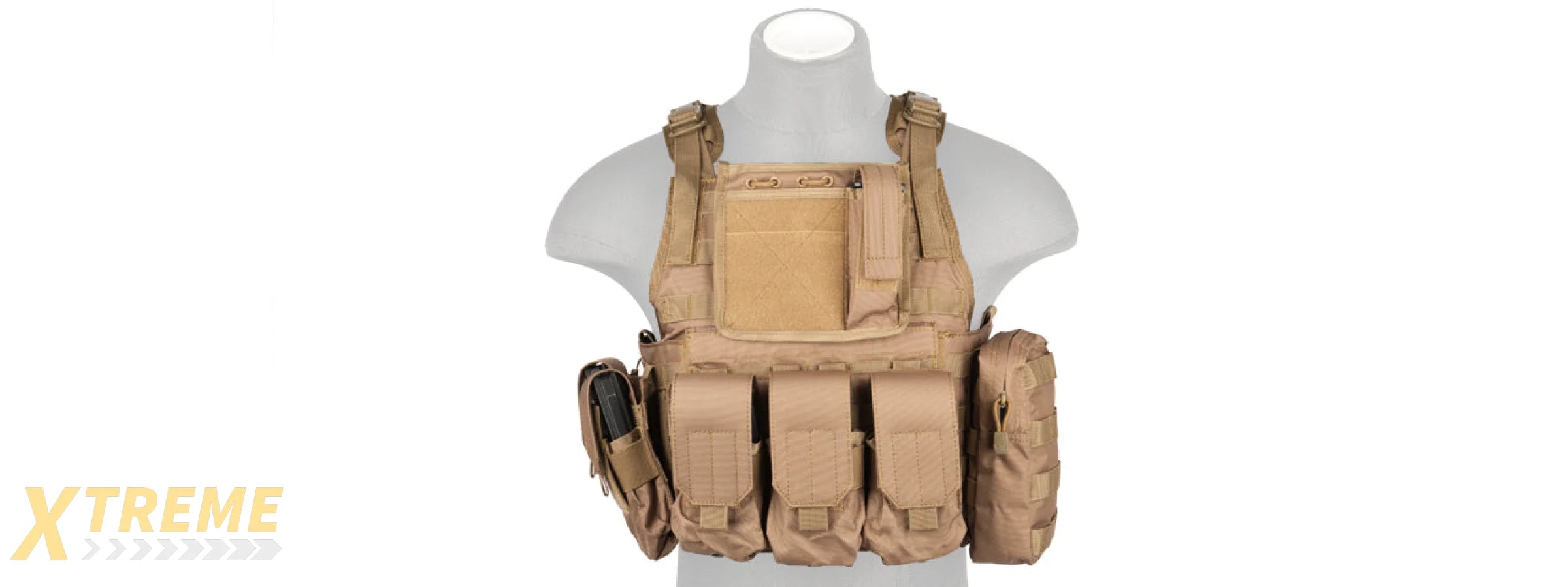 CA-305KN Assault Tactical Vest (Coyote Brown)