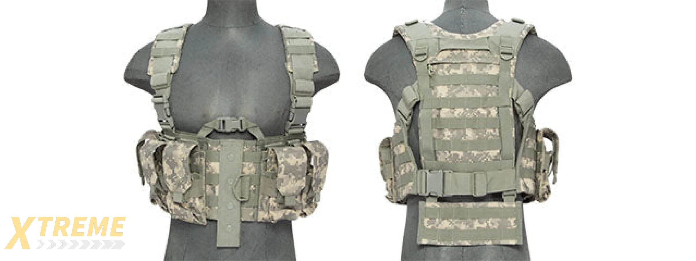 CA-306AN NYLON M4 CHEST HARNESS, ACU
