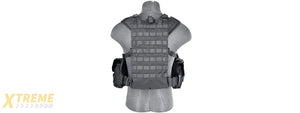 CA-307BN NYLON MODULAR CHEST RIG (BK)