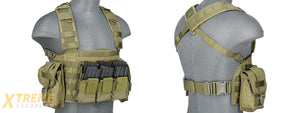 CA-307GN MODULAR CHEST RIG 600D NYLON (OD)